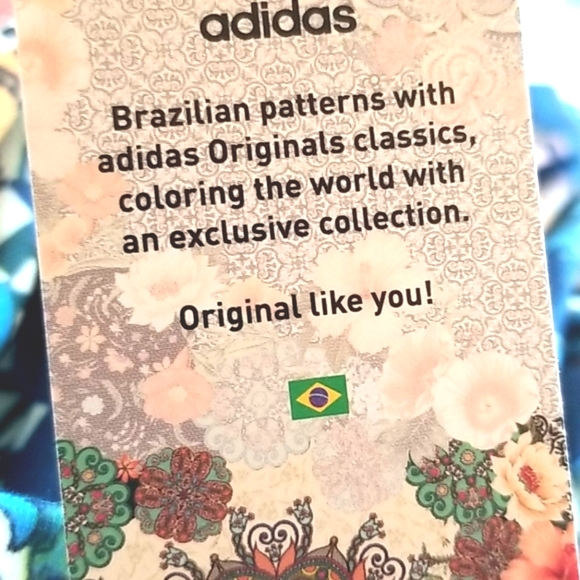 ADIDAS × FARM RIO Blue BORBOMIX Collector ZIPS Track Jacket & Leggings SET NWT S - Picture 14 of 16